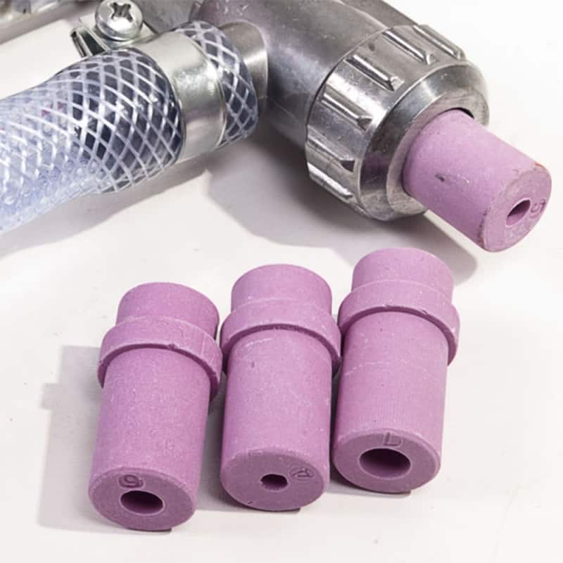 Zoom pistolet de sablage - cabine de sablage 220 L