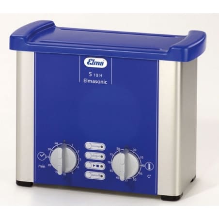 Photographie d'un Nettoyeur ultrasons ELMASONIC S10H 0,8 litres Photographie d'un Nettoyeur ultrasons ELMASONIC S10H 0,8 litres