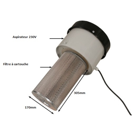 filtre aspirateur poussiere pour cabine de sablage