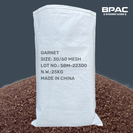Abrasif Garnet 30/60 pour sableuse mobile - SAC 25 KG