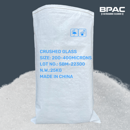 Sac de 25 kg Granulat de verre Sac de 25 kg Granulat de verre