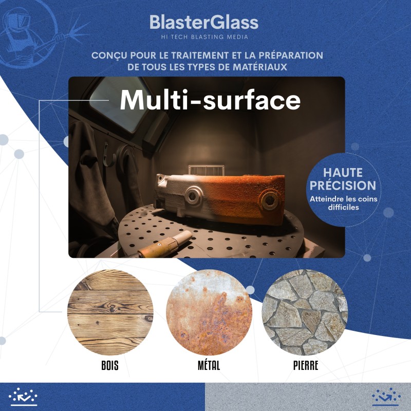Photographie d'un PALETTE 960 KG GRANULAT DE VERRE 600-1200 microns