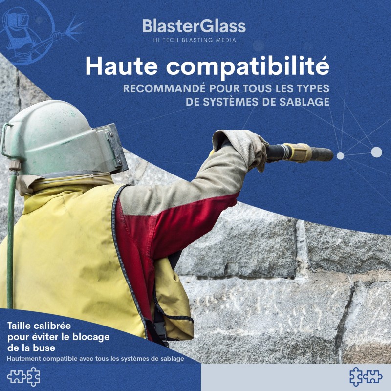 Photographie d'un PALETTE 960 KG GRANULAT DE VERRE 600-1200 microns