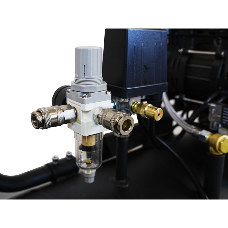 zoom tuyaux Compresseur d'air 150L 4.5 CV Silencieux BPAC