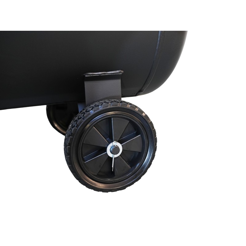 zoom roues arrières Compresseur d'air 150L 4.5 CV Silencieux BPAC
