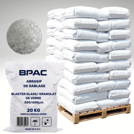 PALETTE 960 KG GRANULAT DE VERRE 300-600 MICRONS