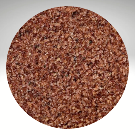 Zoom sur l'abrasif garnet 200mesh