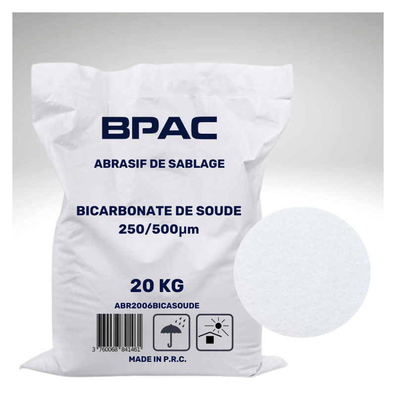 Abrasif Bicarbonate de soude BPAC -  sac 20 KG