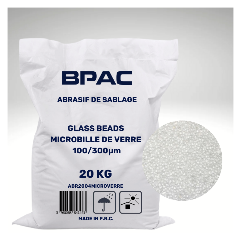 Abrasif microbille de verre BPAC - SAC 20 KG