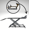 Pack table moto hydraulique 450KG largeur 66cm et son Bloque Roue Moto Pack table moto hydraulique 450KG largeur 66cm et son Bloque Roue Moto