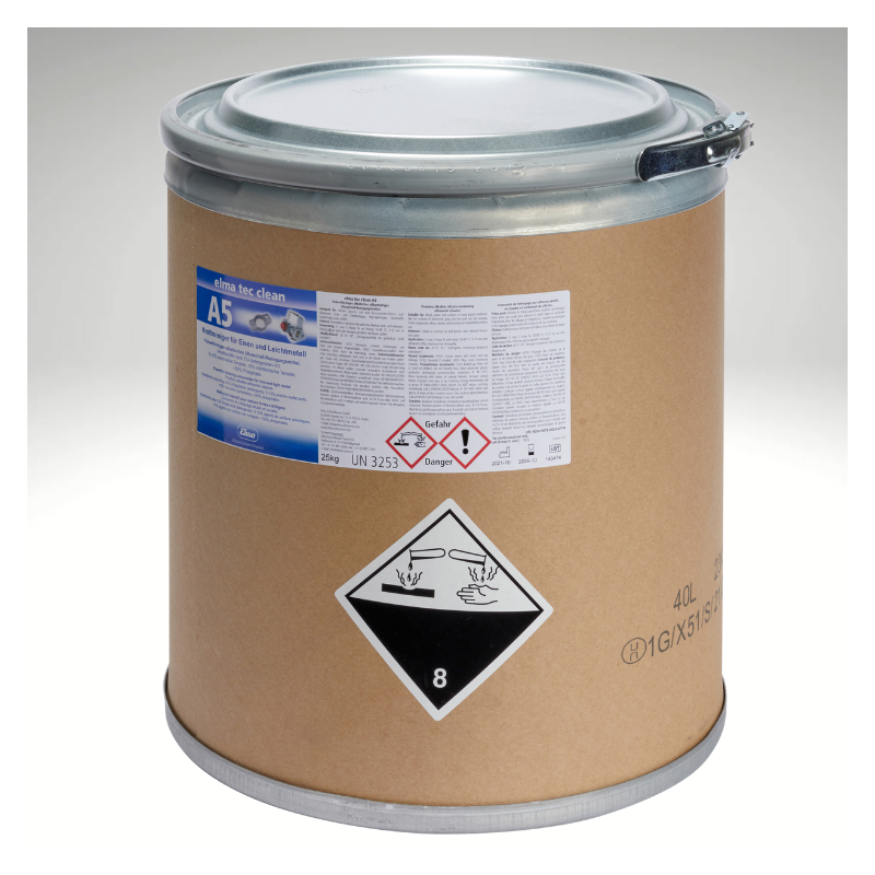 ELMA CLEAN A5 Détergent Alcalin en poudre 25 KG