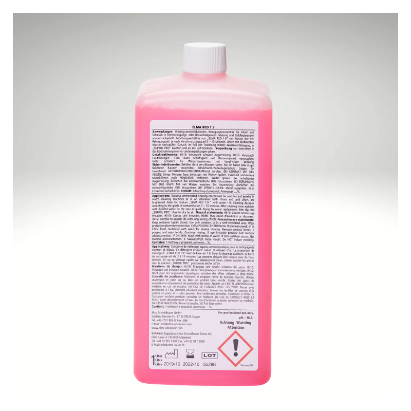 ELMA CLEAN 1:9 - Notice, instructions, conseils d'utilisation, recommandations