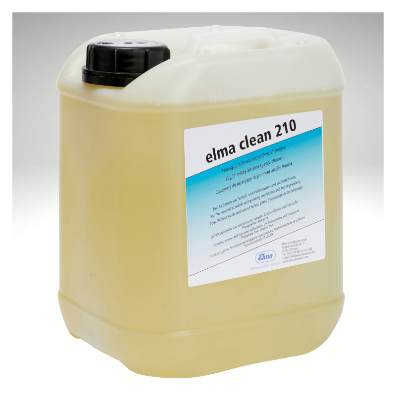 ELMA CLEAN 210, Produit nettoyant alcalin doux pour ultrasons