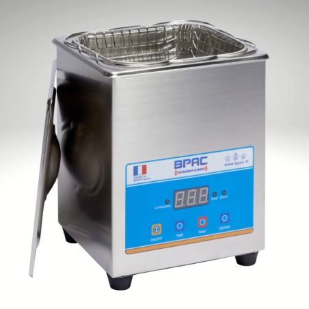 Bac ultrason BPAC 2L extrapower ouvert - panier Bac ultrason BPAC 2L extrapower ouvert - panier