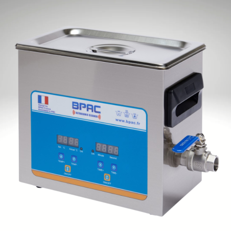 Nettoyeur Ultrasons BPAC 3 litres Digital + Vanne vidange
