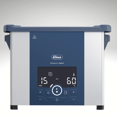 Nettoyeur ultrasons ELMASONIC SELECT30 1.6 Litres vue de face Nettoyeur ultrasons ELMASONIC SELECT30 1.6 Litres vue de face