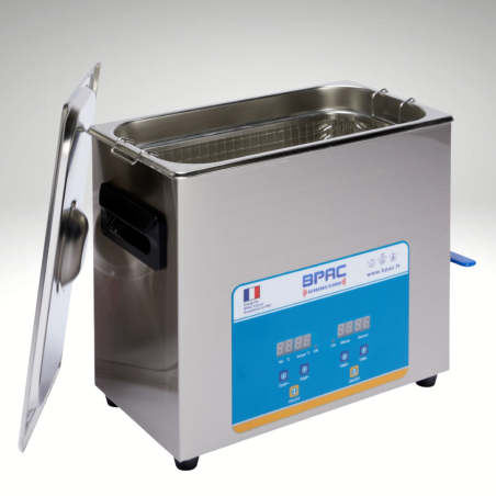 Bac ultrasons 6L - BPAC avec couvercle et panier Bac ultrasons 6L - BPAC avec couvercle et panier