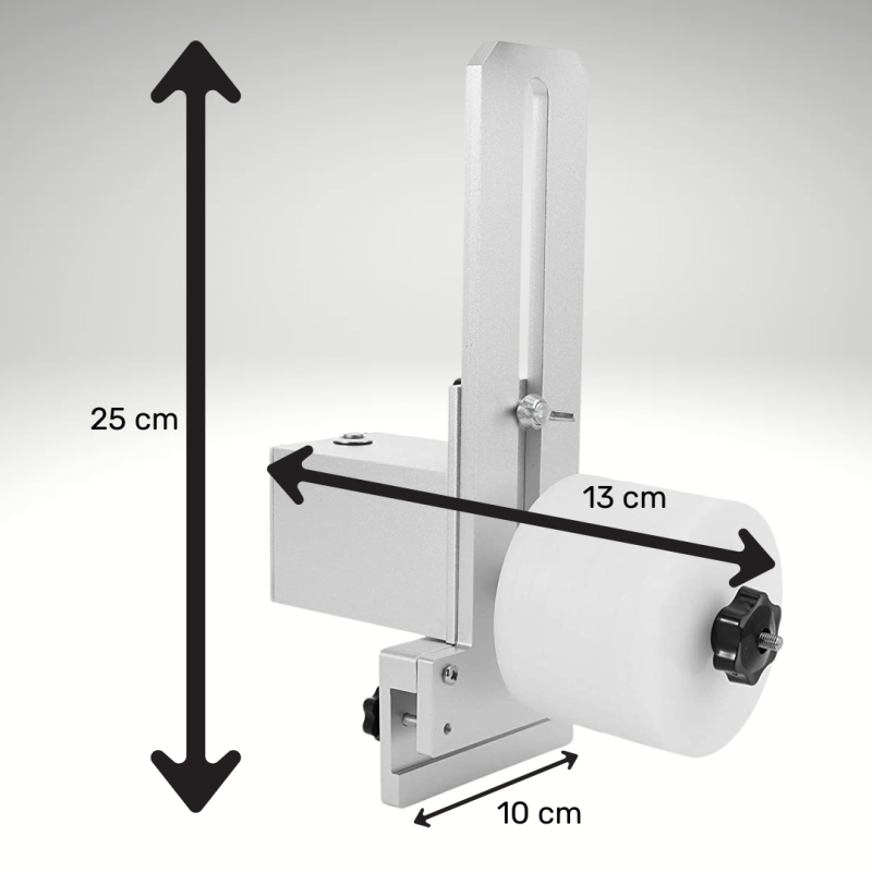 Dimensions du support de lavage disques vinyles pour cuve à utrasons BPAC 6L sweep