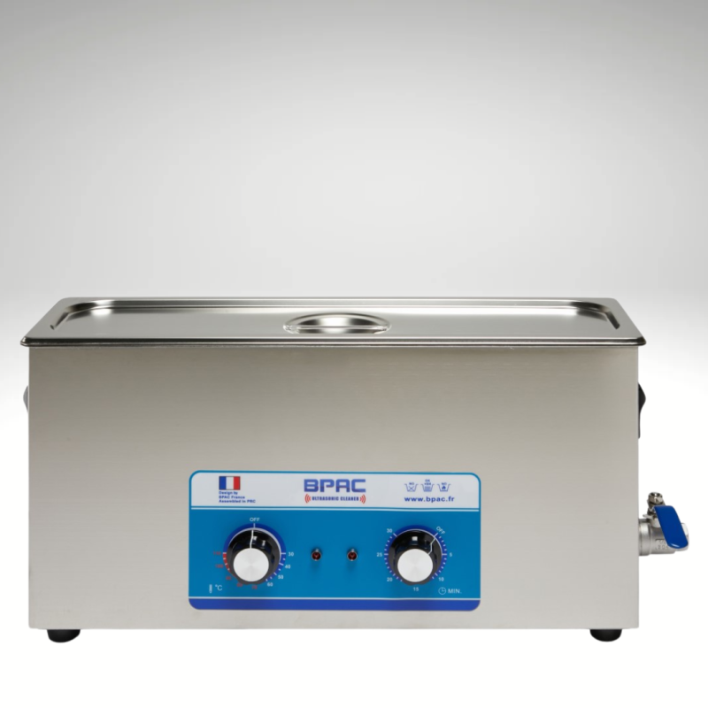 Nettoyeur Ultrasons 10 litres LONG 50cm vue de face