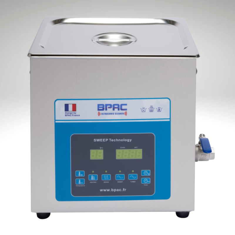 Nettoyeur Ultrasons BPAC 14  litres SWEEP+DEGAS vue de face