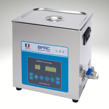 Cuve ultrasons 14 litres SWEEP+DEGAS+TURBO Renforcée