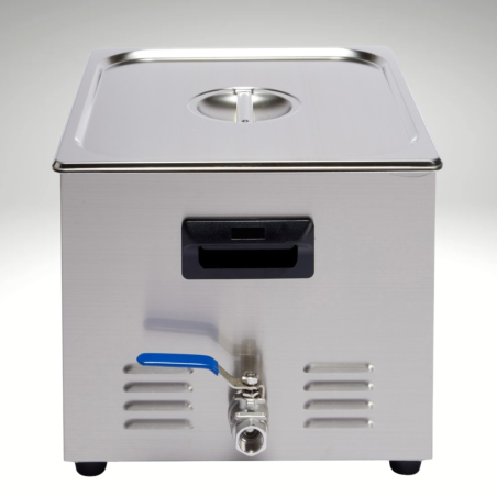 Nettoyeur ultrasons BPAC 15L SWEEP+DEGAS+TURBO, vue vanne de vidange Nettoyeur ultrasons BPAC 15L SWEEP+DEGAS+TURBO, vue vanne de vidange