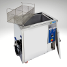 Nettoyeur ultrasons BPAC 38L, vue de profil, ouvert, panier Nettoyeur ultrasons BPAC 38L, vue de profil, ouvert, panier