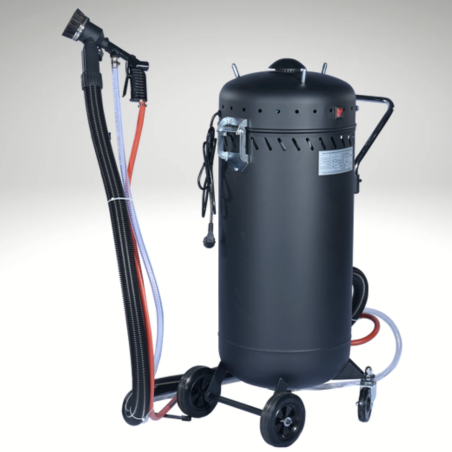 Sableuse Aéro-gommeuse mobile 106 Litres avec aspirateur