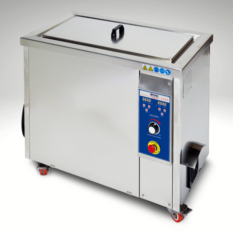 Cuve ultrasons BPAC 58L fréquence 40kHz vue de profil côté droit