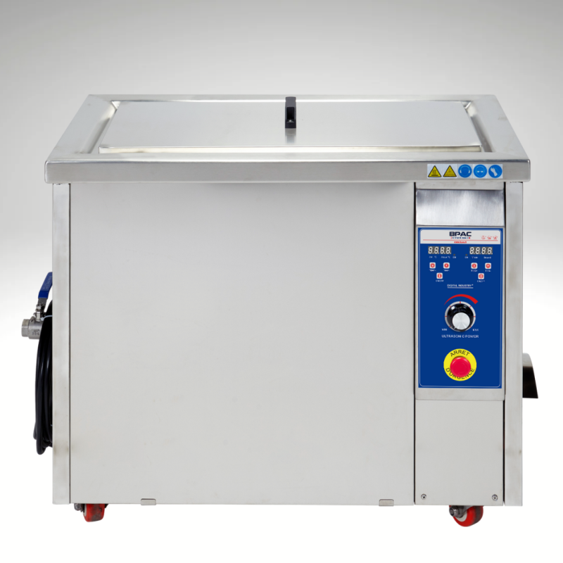 Cuve ultrasons BPAC 58L fréquence 40kHz vue de face