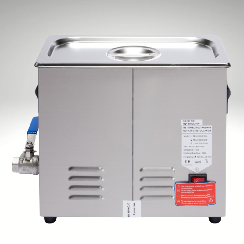Ultrasonic cleaner BPAC avec interrupteur pour plus de sécurité