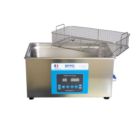 bac ultrasons 20 litres sweep + panier standard BPAC bac ultrasons 20 litres sweep + panier standard BPAC