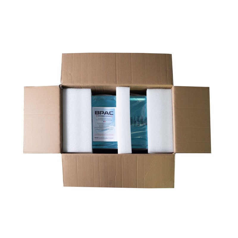 Carton d'emballage et protection du colis bac ultrasons 20 litres BPAC