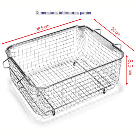 panier maille standard pour nettoyeur 10L