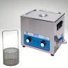 Pack Nettoyeur Ultrasons 10 litres Analogique + panier rond, maille fine 1mm, diamètre 70mm Pack Nettoyeur Ultrasons 10 litres Analogique + panier rond, maille fine 1mm, diamètre 70mm