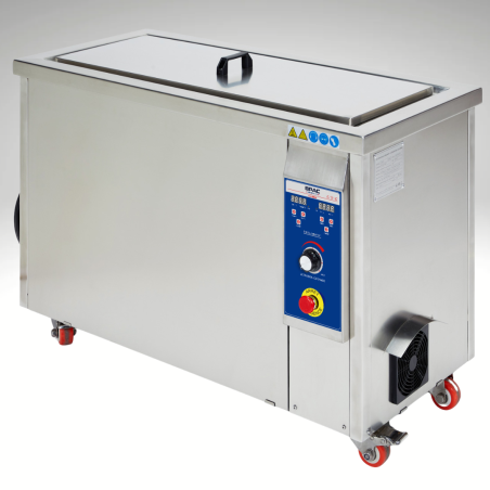 Vue de profil, Nettoyeur Ultrasons INDUSTRIEL BPAC 77 litres, 850x300x300mm, 40 KHz