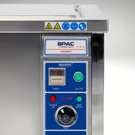 Front panel de l'ultrasonic cleaner 156 litres BPAC Front panel de l'ultrasonic cleaner 156 litres BPAC