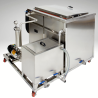 Vue de dos, nettoyeur ultrasons industriel BPAC 225 litres