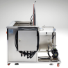 Vue panneau électrique du Nettoyeur Ultrasons Industrie 360 litres 28kHz avec Skimming et Lift Vue panneau électrique du Nettoyeur Ultrasons Industrie 360 litres 28kHz avec Skimming et Lift