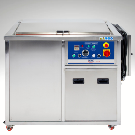 Vue de face, cuve fermée : B360SK1000X600K28L cuve ultrasonic BPAC Vue de face, cuve fermée : B360SK1000X600K28L cuve ultrasonic BPAC