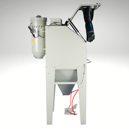 Cabine de Sablage professionnelle 350 L avec dépoussiéreur- Microbilleuse coté Cabine de Sablage professionnelle 350 L avec dépoussiéreur- Microbilleuse coté