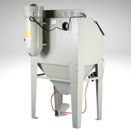 Vue arrière microbilleuse 350 litres Vue arrière microbilleuse 350 litres
