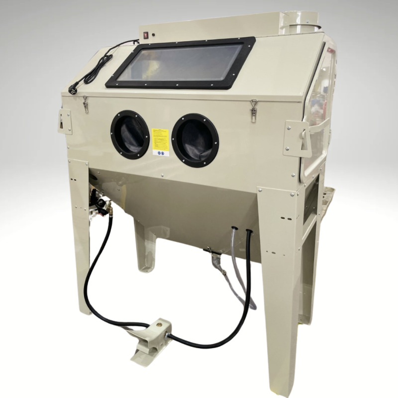 Cabine de sablage professionnelle 420 l - vue profile droit