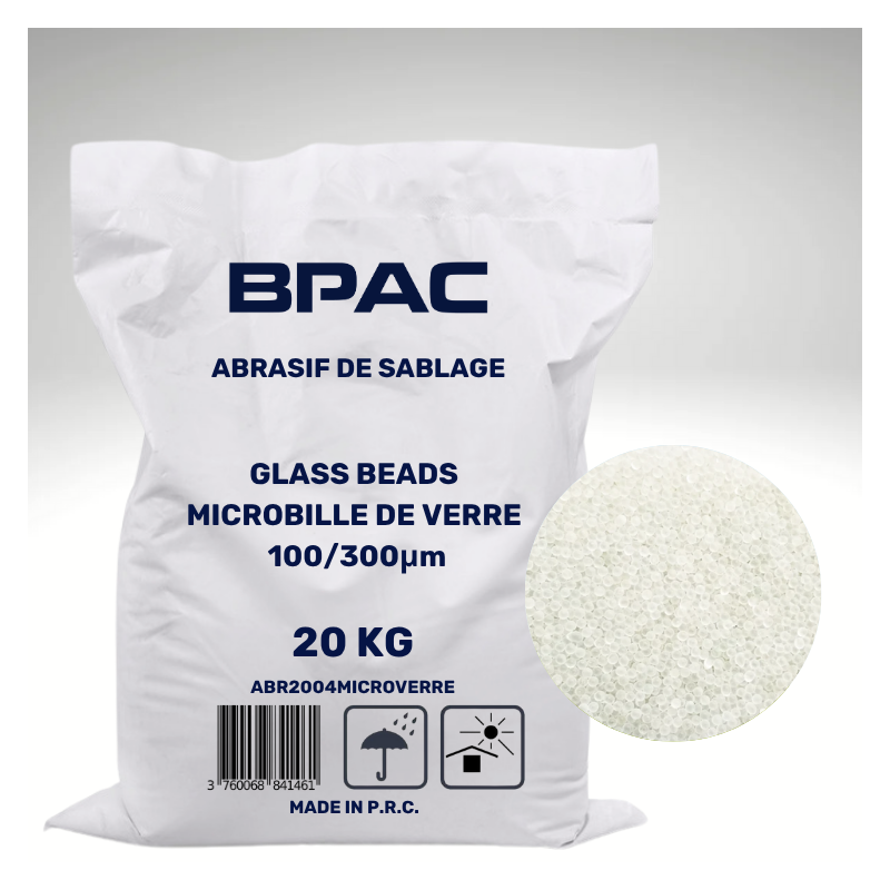 Sac 20 kg abrasif microbille de verre