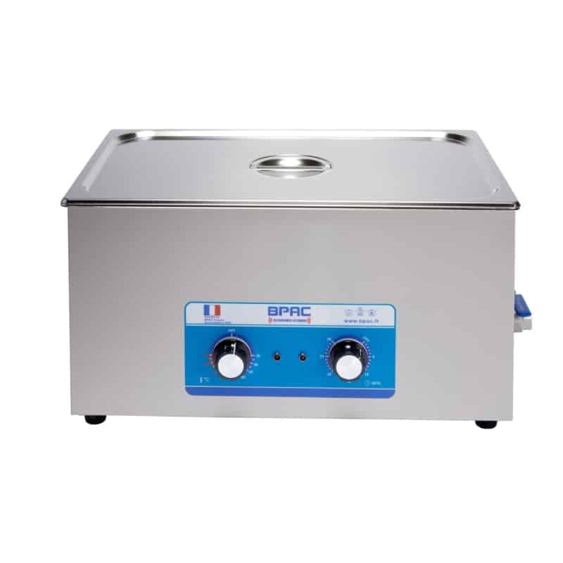 Nettoyeur / bac ultrason 6 litres analogique 180 watts avec vanne de  vidange 300x150x150mm - Bikle