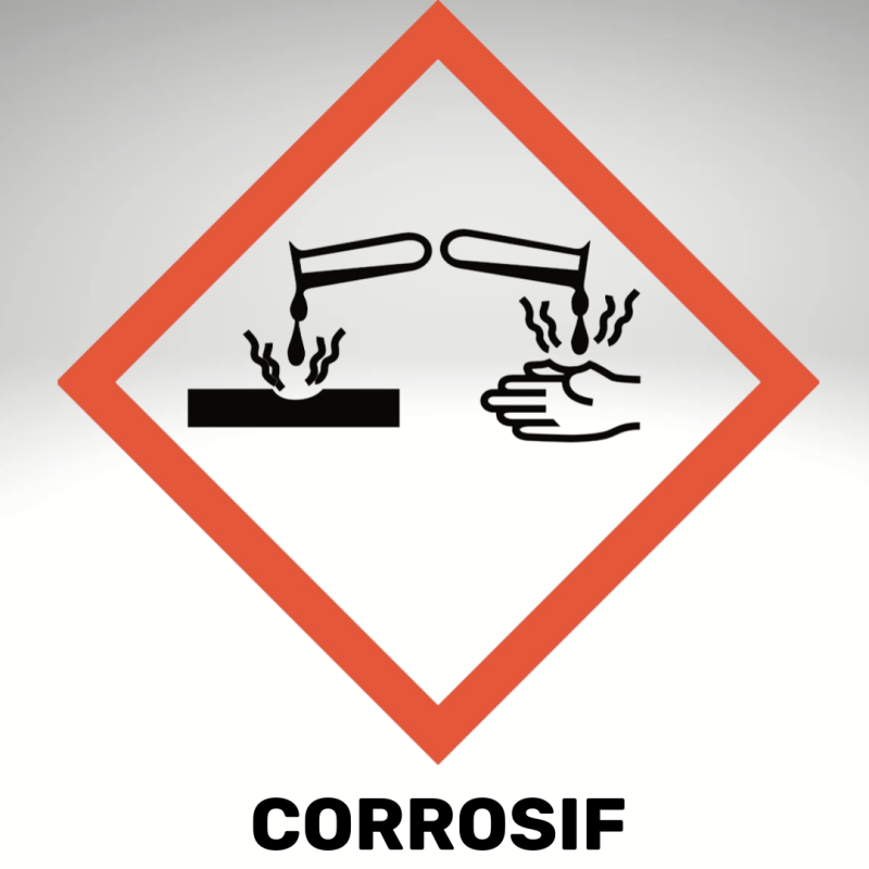 Détergent corrosif