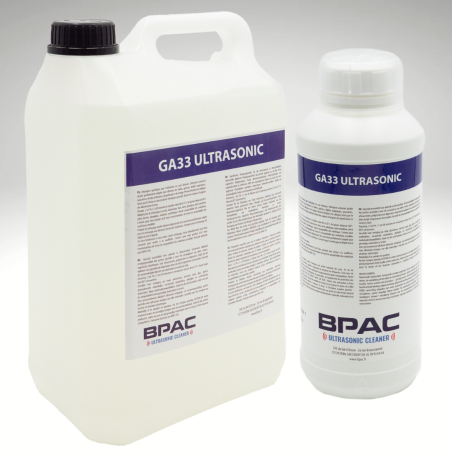 Dégraissant BPAC GA33 pour bain ultrasons, existe en 1 et 5 litres Dégraissant BPAC GA33 pour bain ultrasons, existe en 1 et 5 litres