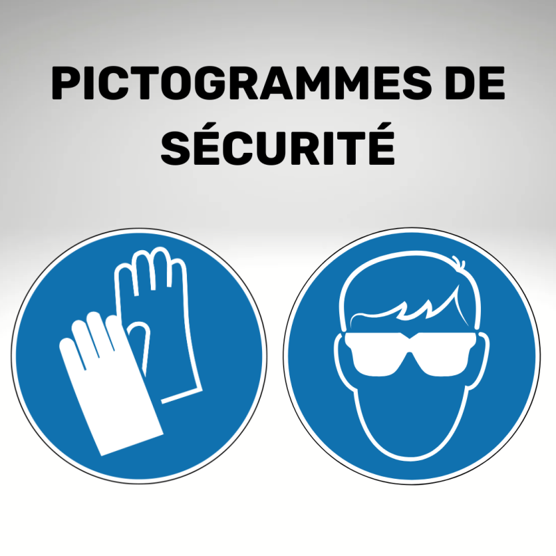 Sécurité : porter des gants et des lunettes