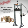 Produit additionnel recommandé : jeu de 8 poinçons pour presses Produit additionnel recommandé : jeu de 8 poinçons pour presses