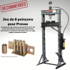 Produit additionnel recommandé : jeu de 8 poinçons Produit additionnel recommandé : jeu de 8 poinçons